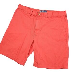 Polo Ralph Lauren Prospect Short Shorts Mens 36 Red Chino Twill Summer
